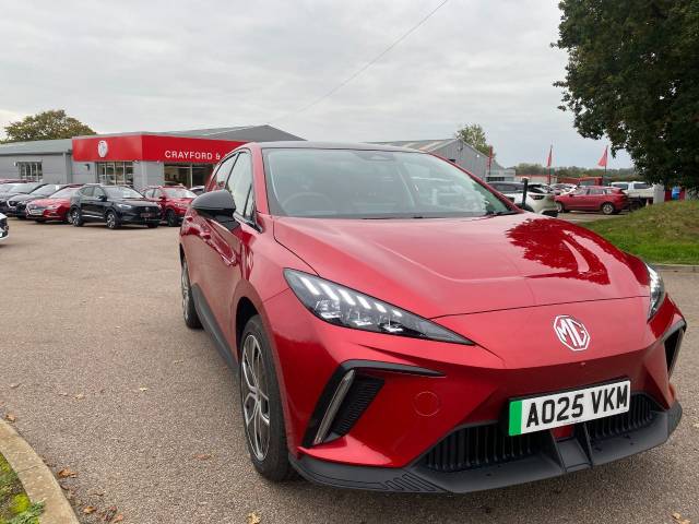 MG 4 EV Trophy Extended Range Hatchback Electric Dynamic Red