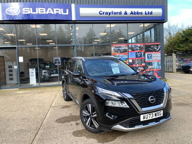 Nissan X-TRAIL 1.5 Mhev 163 Tekna 7seat Xtronic Station Wagon Hybrid Diamond Black