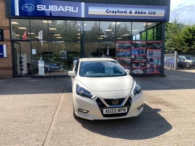 Nissan Micra 5dr 1.0 Ig-t 92ps Acenta Hatchback Petrol Ivory