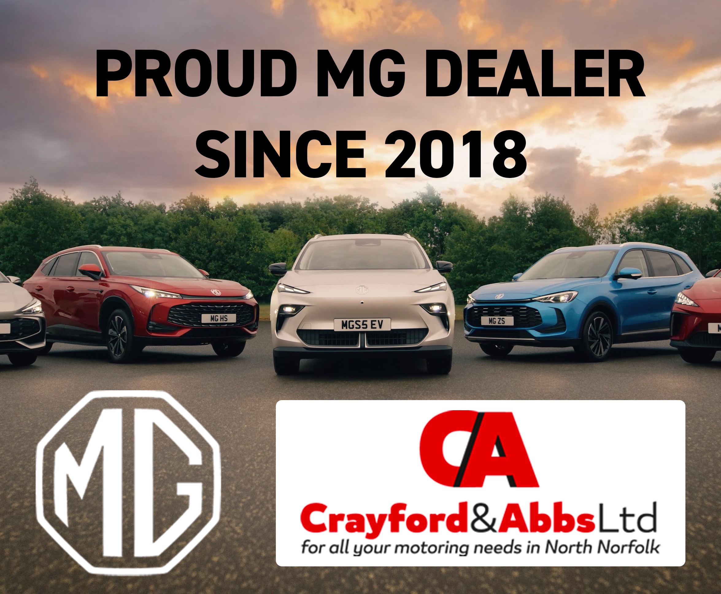 Proud MG Dealers of 7 Years