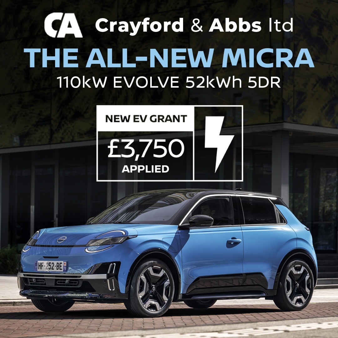 The ALL-NEW MICRA now with £3,750 EV Grant