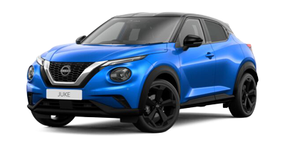 Nissan Juke - Two Tone: Magentic Blue with Pearl Black